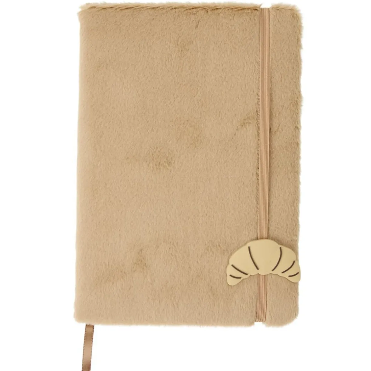 Carnet de note A5 toucher doux élastique latéral fantaisie croissant 14,8x21cm < Gifi New