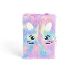 Carnet de note avec couverture en peluche 24x17cm - 5 modèles