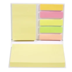Carnet de notes adhésives 3 tailles 5 couleurs x250 (2 modèles) < Gifi Hot