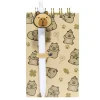 Carnet de notes avec stylo couverture multicolore 8x14,4cm (2 modèles)