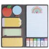 Carnet de notes fun feuilles adhésives 10,5x20cm (2 modèles)