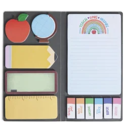 Carnet de notes fun feuilles adhésives 10,5x20cm (2 modèles)