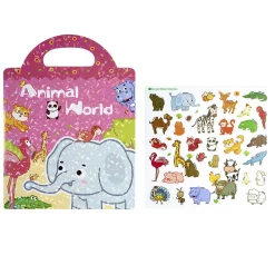 Carnet de sticker enfant animal 31x60cm
