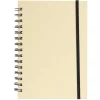 Carnet spirale A5 avec élastique 15x21cm couverture kraft 60 pages