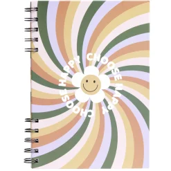 Carnet spirale A5 à lignes Happy Choose 160 pages