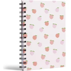 Carnet spirale A5 à lignes thème fruit pêche 160 pages < Gifi Outlet