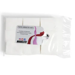Carré cellulose de coton 4x5,6cm