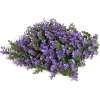 Carré végétal artificiel violette 25x25cm clipsable