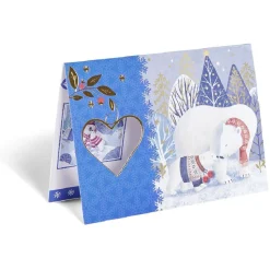 Carte de voeux Noël 12x17cm