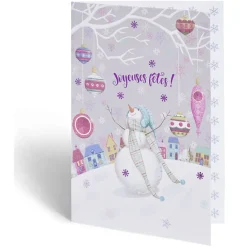 Carte de voeux Noël 12x17cm (plusieurs modèles) < Gifi Hot