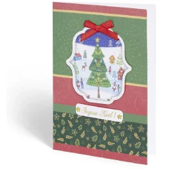 Carte de voeux Noël 12x17cm (plusieurs modèles) < Gifi Hot