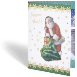 Carte de voeux Noël 12x17cm (plusieurs modèles) < Gifi Hot