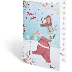 Carte de voeux Noël 12x17cm (plusieurs modèles) < Gifi Hot