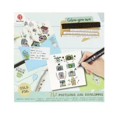 Carte et enveloppe en papier 27,5x27,5