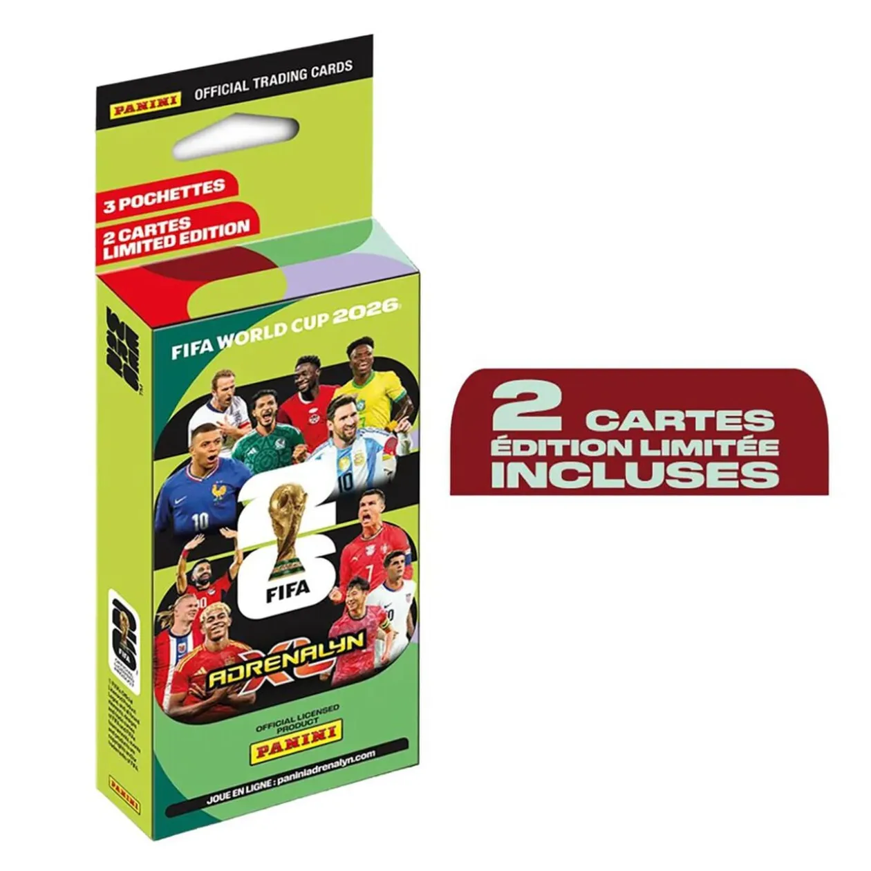 Cartes Panini Fifa Coupe du Monde 2026 24+2 cartes édition limitée