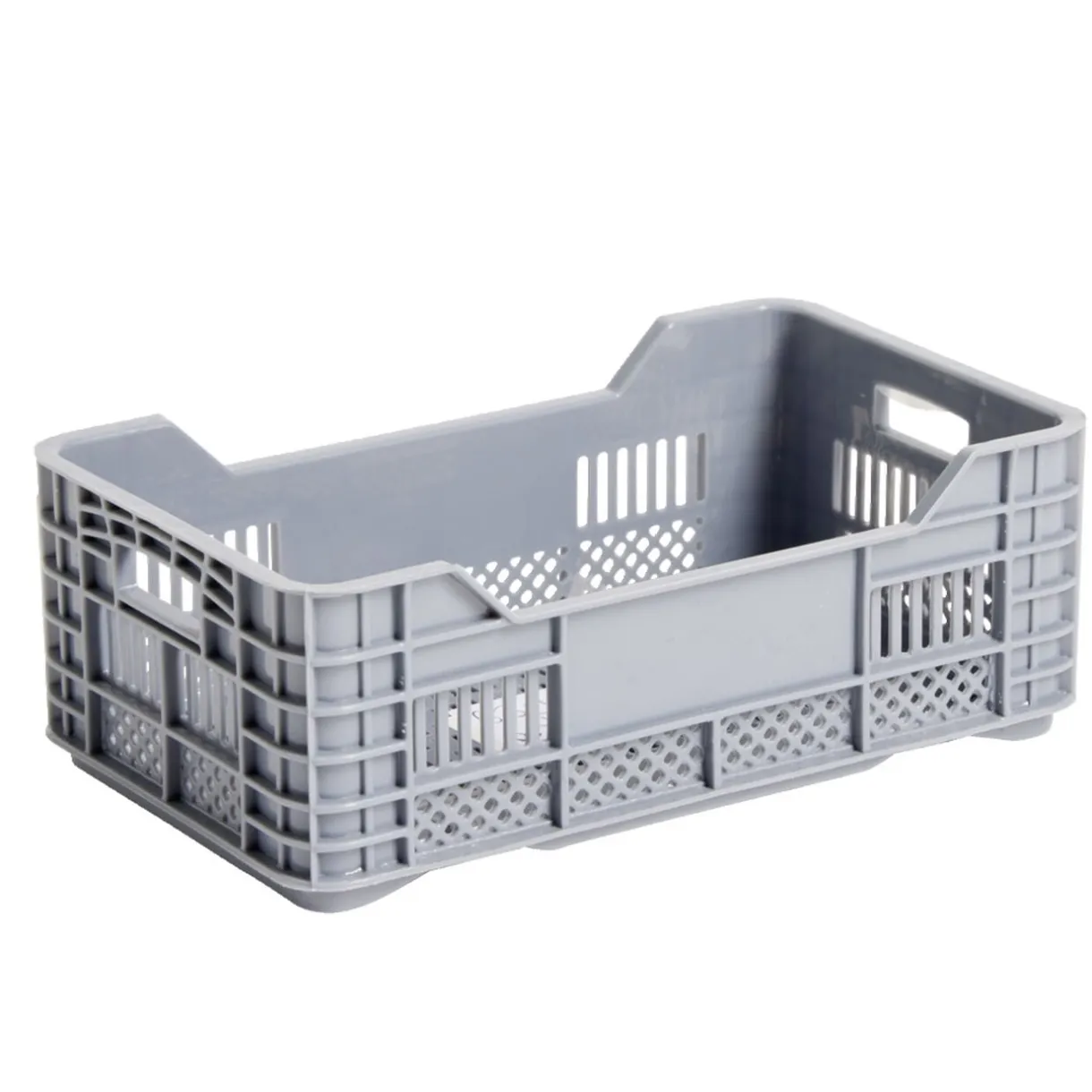 Casier plastique gris 17x10xH6cm < Gifi Hot
