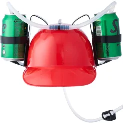 Casque à boisson double rouge < Gifi Outlet