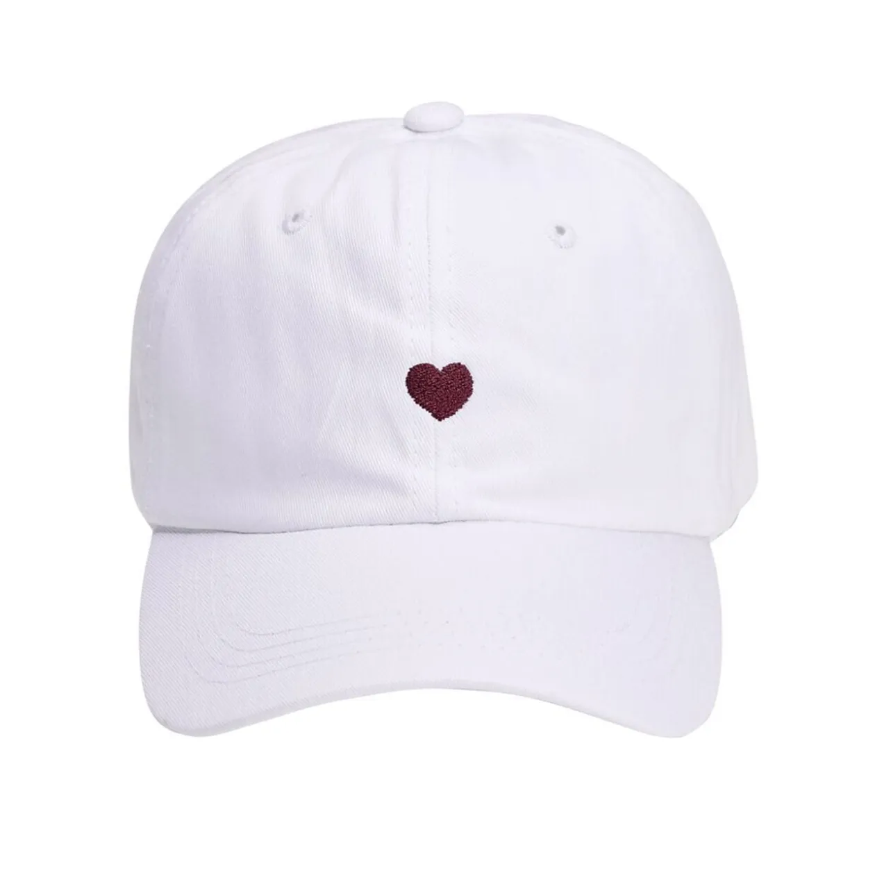 Casquette pour adulte en coton uni beige 25x15,8xH13cm