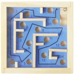 Casse-tête labyrinthe en bois éducatif 7,5xH10cm (5 modèles)
