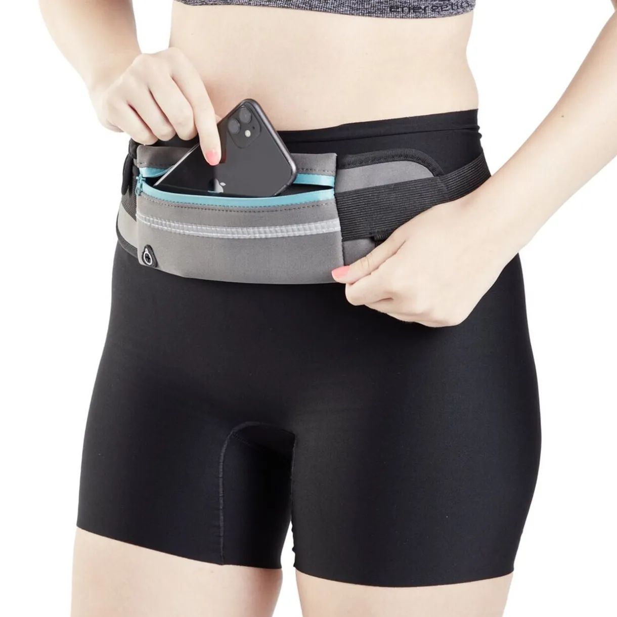Ceinture de sport 37x10cm polyester gris < Gifi