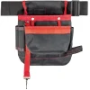 Ceinture porte-outils 7 poches polyester noir et orange