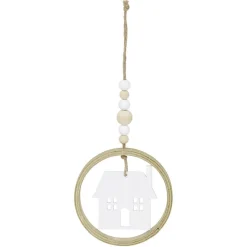 Cercle en bois fantaisie à suspendre Ø8cm - 3 modèles < Gifi Hot