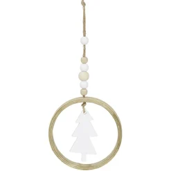 Cercle en bois fantaisie à suspendre Ø8cm - 3 modèles < Gifi Hot
