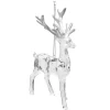 Cerf de Noël acrylique irisé à suspendre H15cm < Gifi Hot