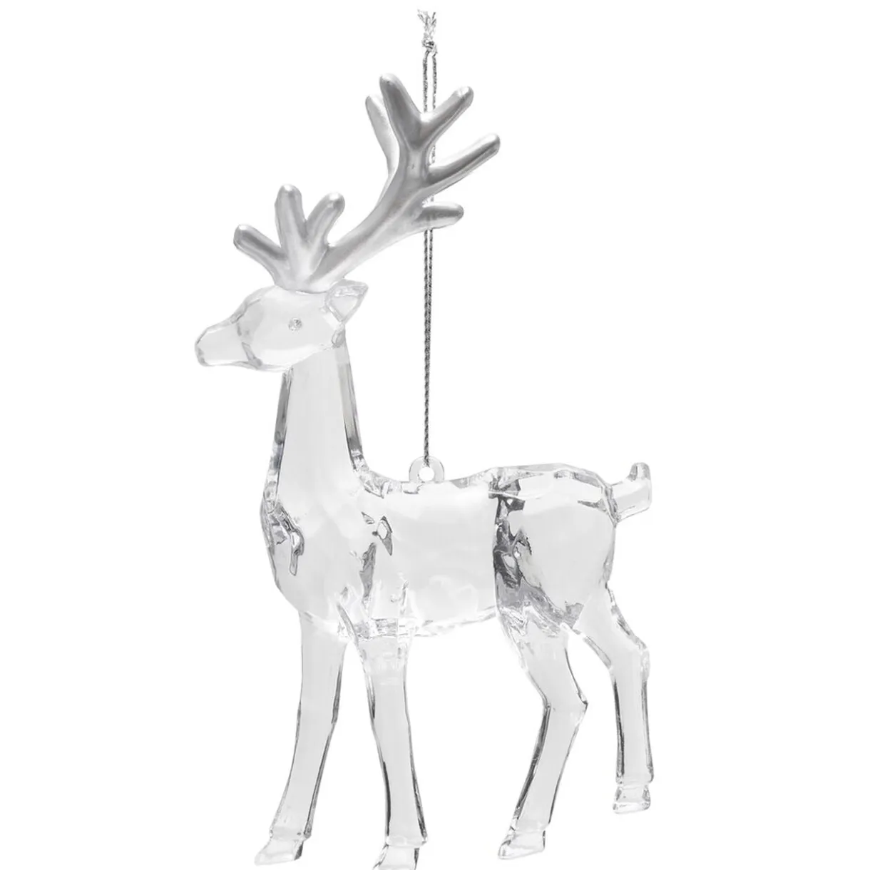 Cerf de Noël acrylique irisé à suspendre H15cm < Gifi Hot