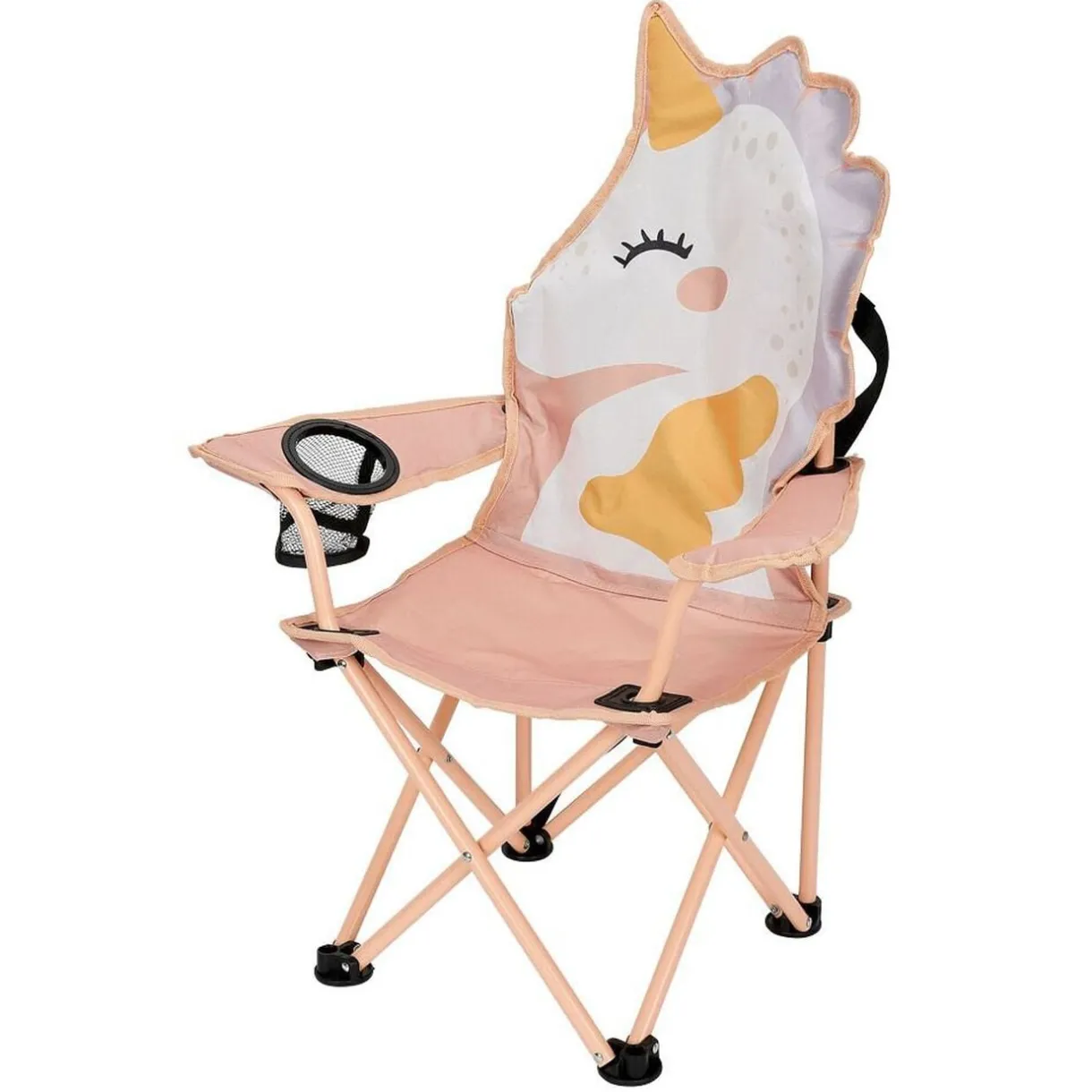 Chaise de camping licorne acier et polyester 55x34xH75cm < Gifi Outlet