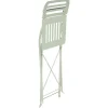 Chaise de jardin Rio pliante métal vert 41x45xH82cm < Gifi