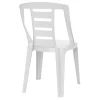 Chaise de jardin Stella plastique blanc 48x52,5xH81cm < Gifi Best