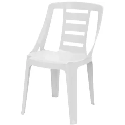Chaise de jardin Stella plastique blanc 48x52,5xH81cm < Gifi Best