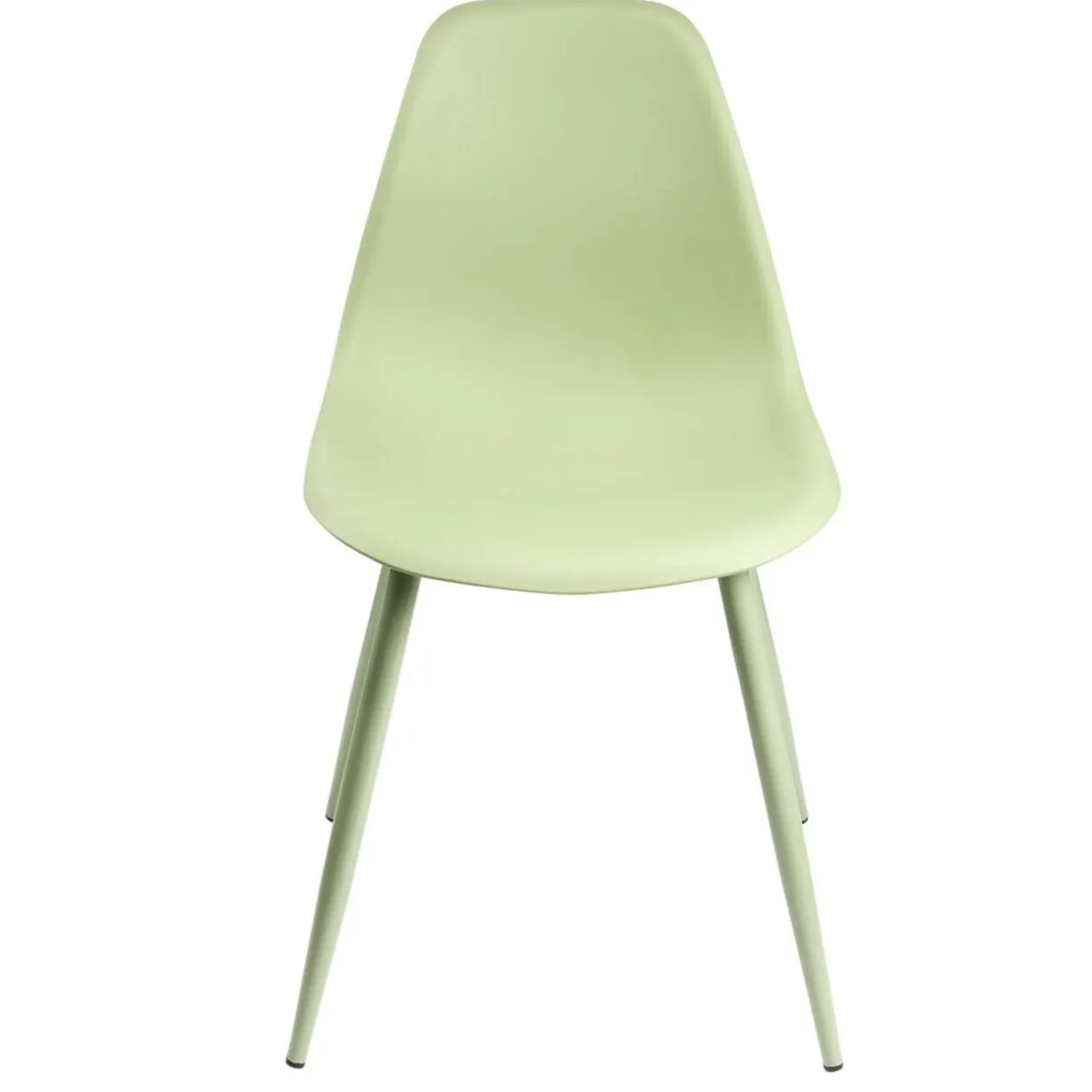 Chaise First assise polypropylène pieds métal vert menthe L42,5xP50xH78,5cm < Gifi Clearance