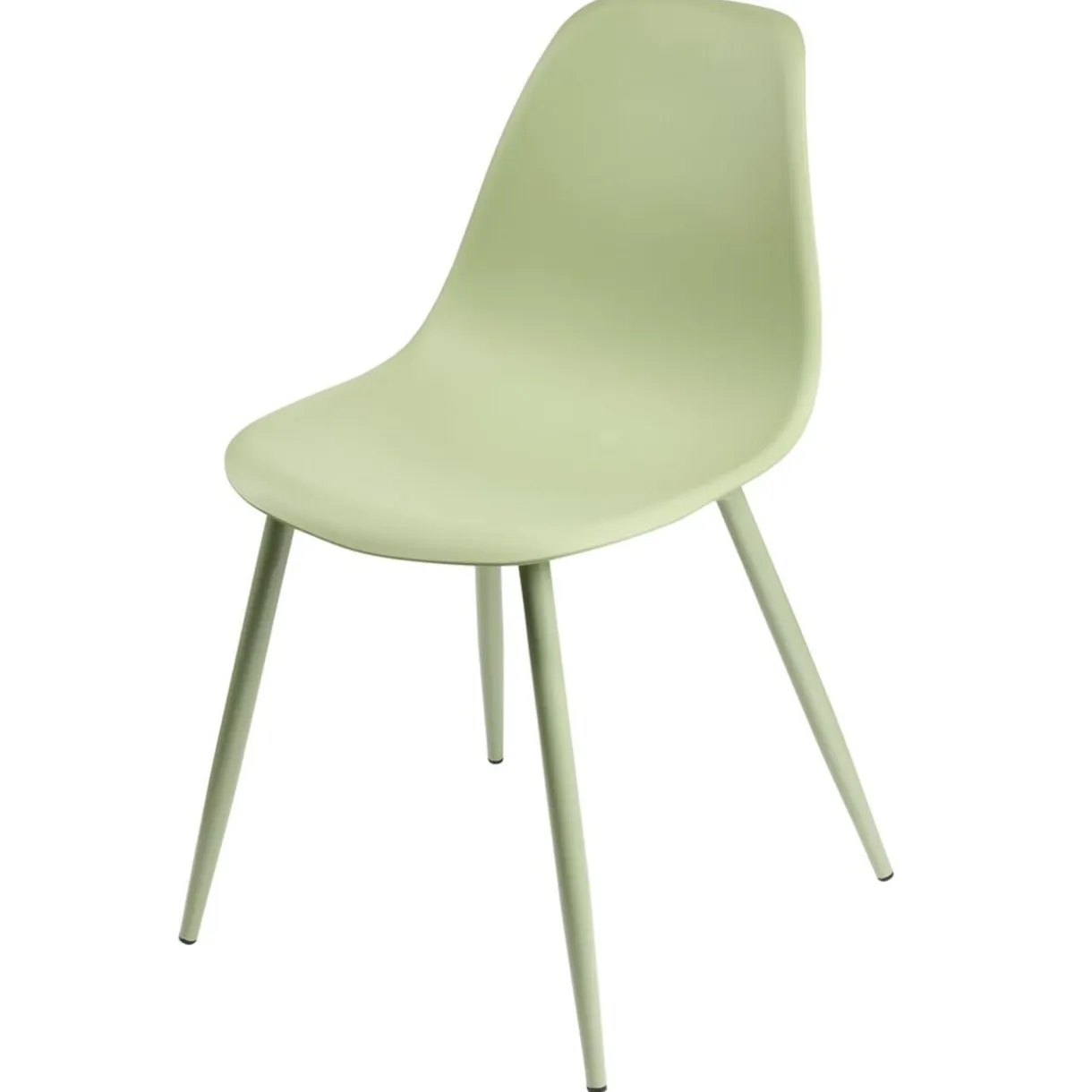 Chaise First assise polypropylène pieds métal vert menthe L42,5xP50xH78,5cm < Gifi Clearance