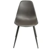 Chaise First assise polypropylène pieds métal noire L42,5xP50xH78,5cm < Gifi Clearance