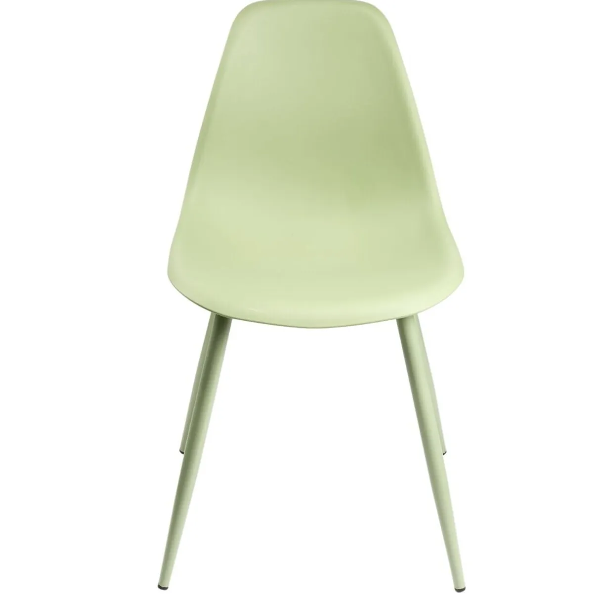 Chaise First métal et plastique vert 42,5xP50xH78,5cm < Gifi Best