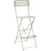 Chaise haute de jardin Rio métal vert 41x48xH111cm < Gifi Online