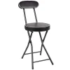 Chaise pliante Tony Noire Ø30 x H.74 cm