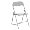 Chaise pliante Tracy métal gris foncé L49xP49xH79cm
