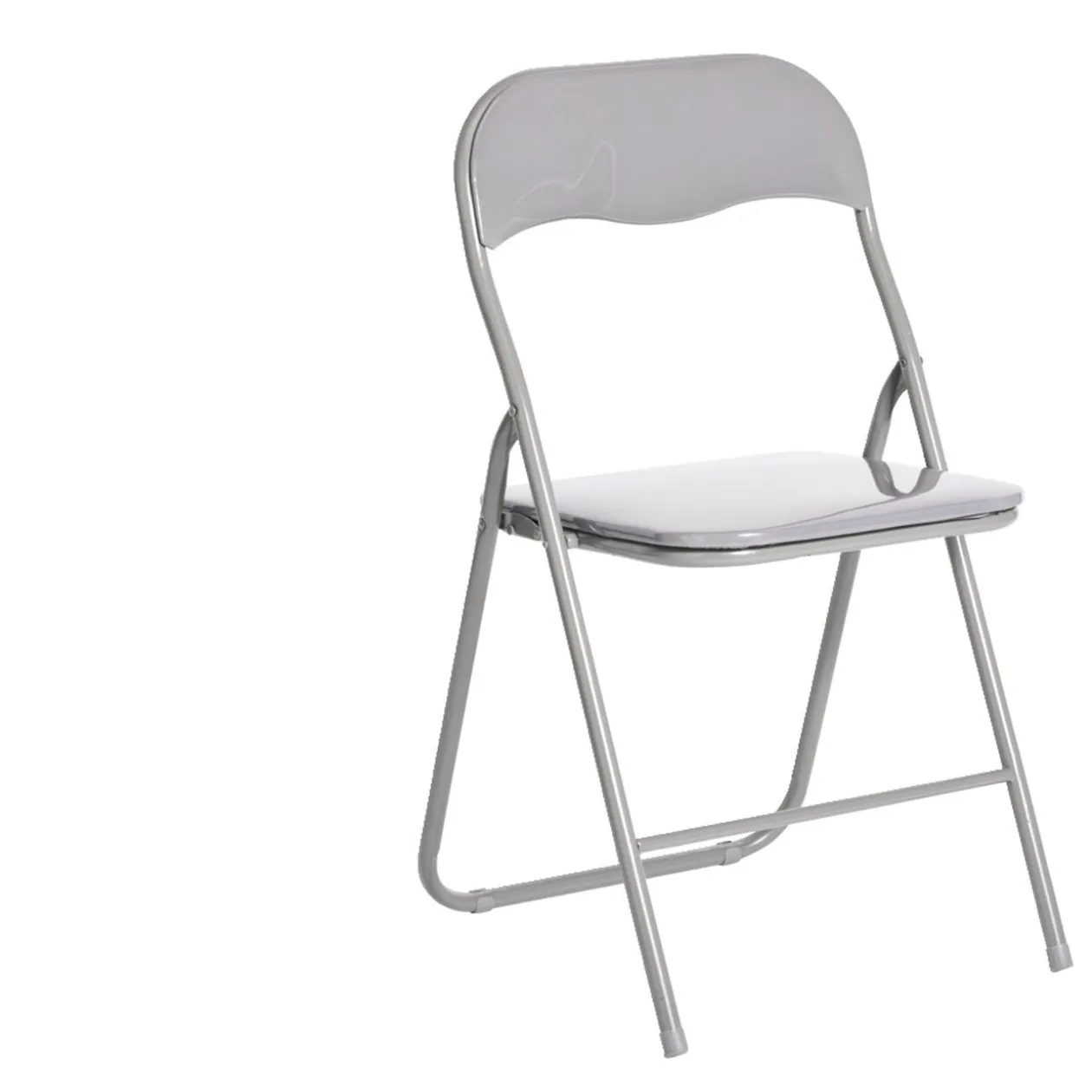 Chaise pliante Tracy métal gris foncé L49xP49xH79cm