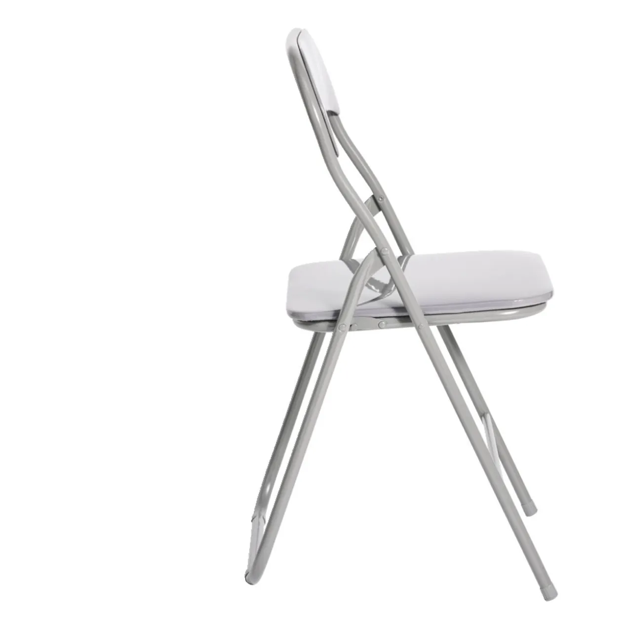 Chaise pliante Tracy métal gris foncé L49xP49xH79cm