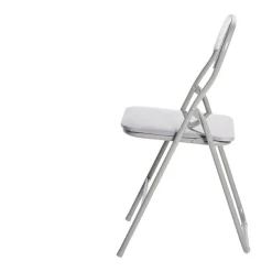 Chaise pliante Tracy métal gris foncé L49xP49xH79cm