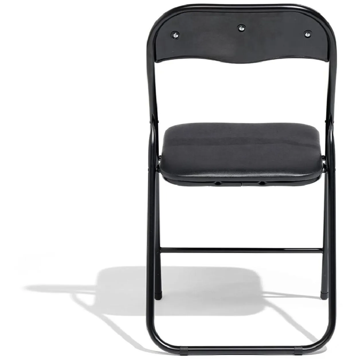 Chaise pliante Tracy métal noir 44x45x79cm