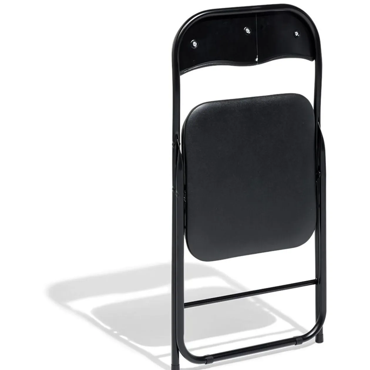 Chaise pliante Tracy métal noir 44x45x79cm
