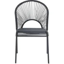 Chaise Urban filaire noir 49x48,5xH88cm < Gifi New