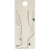 Chaîne cheville 7 pampilles métal argenté Ø11cm < Gifi New