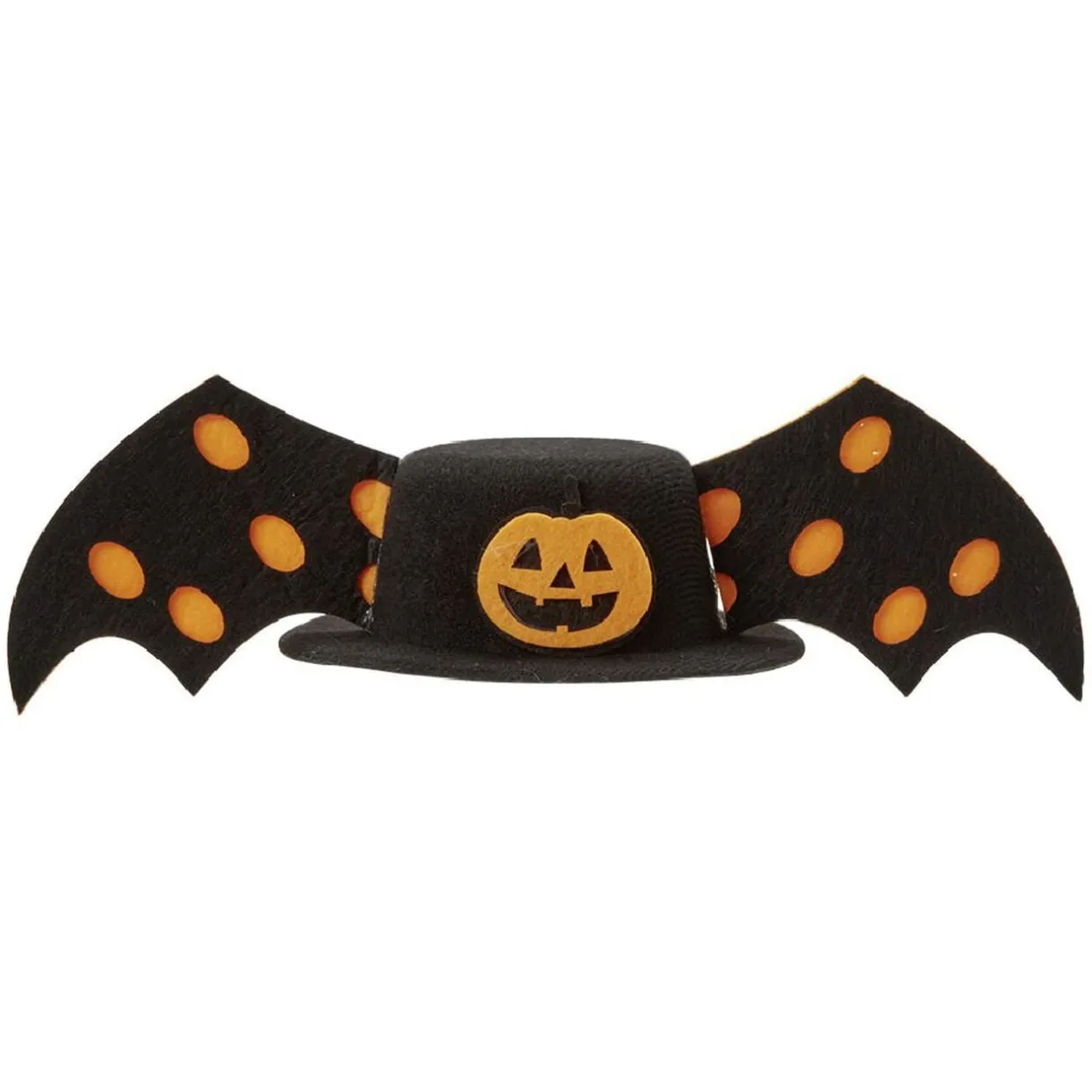 Chapeau chien avec ailes de chauve souris motif citrouille Halloween < Gifi