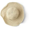 Chapeau femme en paille papier (2 modèles) < Gifi
