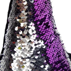 Chapeau Halloween sorcière TU enfant noir à sequins